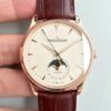 jaeger lecoultre master ultra thin moon 1362520 white dial mens watch 2063 yp54g