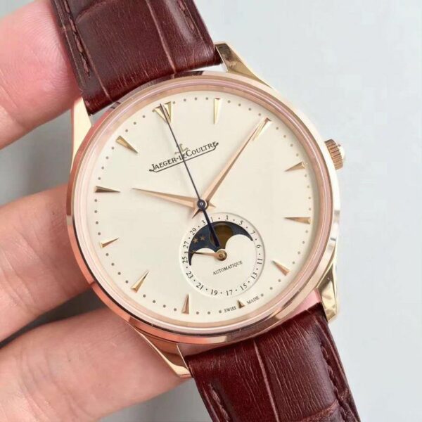 jaeger lecoultre master ultra thin moon 1362520 white dial mens watch 6182 rzfyv