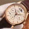 jaeger lecoultre master ultra thin moon perpetual calendar 1302520 v9 rose gold case mens watch 7709 9eua3