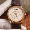 jaeger lecoultre master ultra thin moon perpetual calendar 1302520 v9 rose gold case mens watch 8927 ez7bh