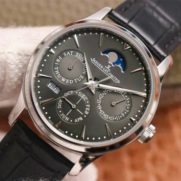 jaeger lecoultre master ultra thin moon perpetual calendar 130354j v9 gray dial mens watch 6070 zkdec