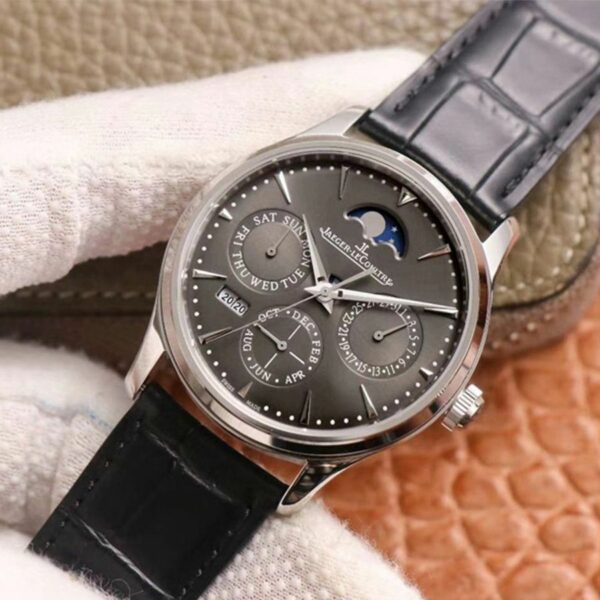 jaeger lecoultre master ultra thin moon perpetual calendar 130354j v9 gray dial mens watch 9774 pfpgv