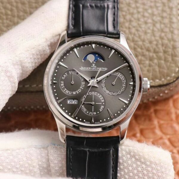 jaeger lecoultre master ultra thin moon perpetual calendar 130354j v9 gray dial mens watch 9804 hk6cs
