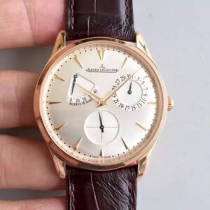 jaeger lecoultre master ultra thin reserve de marche 1372520 silver dial mens watch 7054 vlcyq