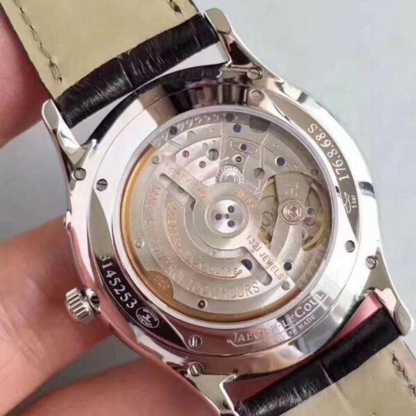 jaeger lecoultre master ultra thin reserve de marche 1378420 silver dial mens watch 1455 njlyi