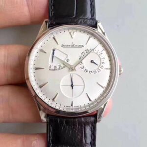 jaeger lecoultre master ultra thin reserve de marche 1378420 silver dial mens watch 7189 wnwzl