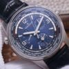jaeger lecoultre polaris geographic wt 904847z blue black gradient dial mens watch 6151 c0gwk