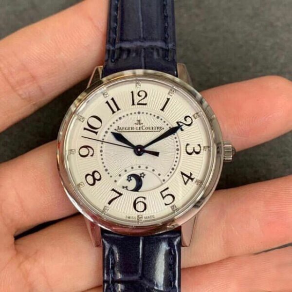 jaeger lecoultre rendez vous 3448410 blue strap ladies watch 3818 jgrtc
