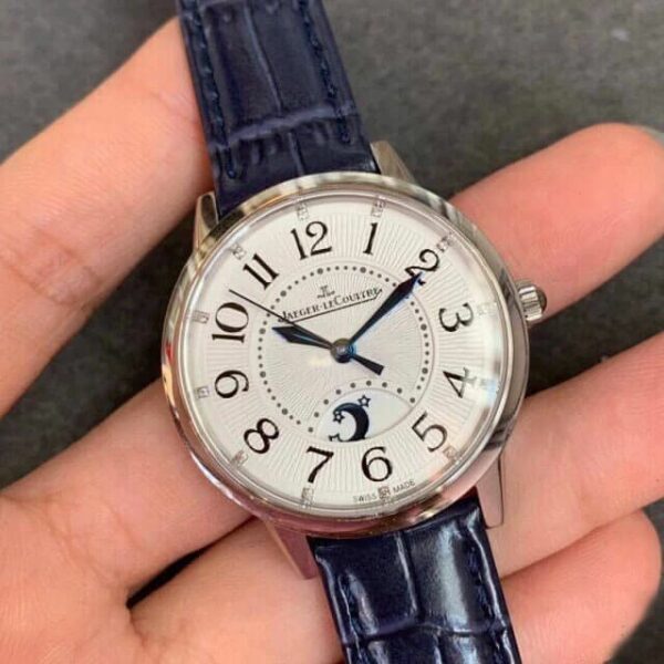 jaeger lecoultre rendez vous 3448410 blue strap ladies watch 5310 bxm64