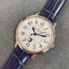 jaeger lecoultre rendez vous 3448410 blue strap ladies watch 7750 ftgnl