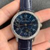 jaeger lecoultre rendez vous 3448480 diamond set blue dial ladies watch 2868 yhgji