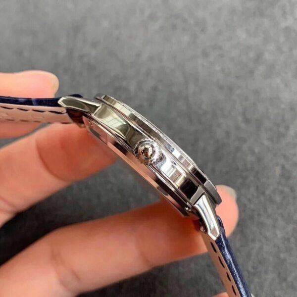 jaeger lecoultre rendez vous 3448480 diamond set blue dial ladies watch 3474 i430q