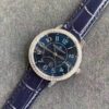 jaeger lecoultre rendez vous 3448480 diamond set blue dial ladies watch 7664 a0q2q