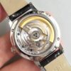 jaeger lecoultre rendez vous 3612420 black leather strap white dial ladies watch 5137 e3jsc