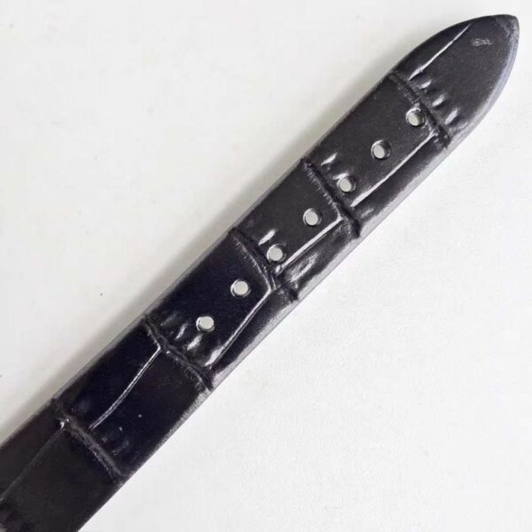 jaeger lecoultre rendez vous 3612420 black leather strap white dial ladies watch 6934 2ivek