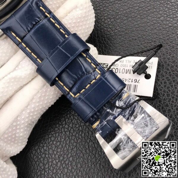 panerai luminor gmt pam1033 blue dial p9011 watch 1974 fexgb
