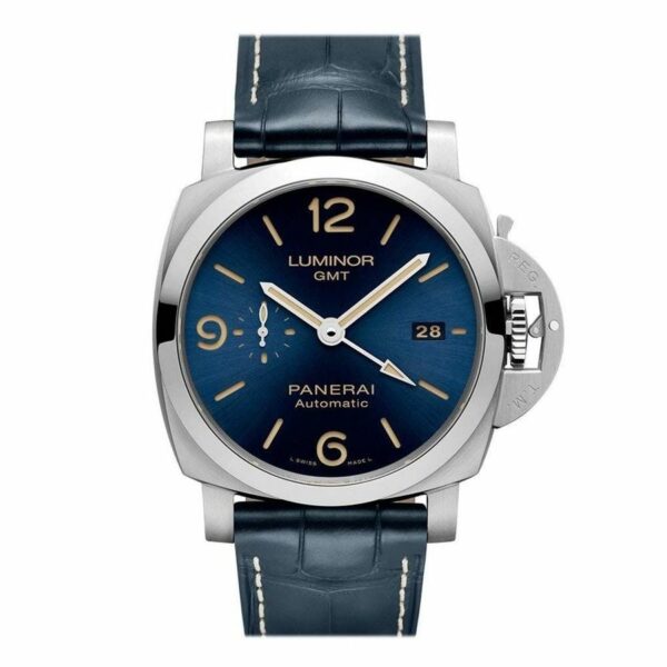 panerai luminor gmt pam1033 blue dial p9011 watch 2318 iels3