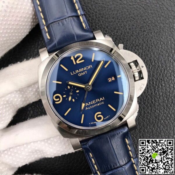 panerai luminor gmt pam1033 blue dial p9011 watch 5315 fbm67