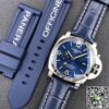 panerai luminor gmt pam1033 blue dial p9011 watch 8796 iipm6