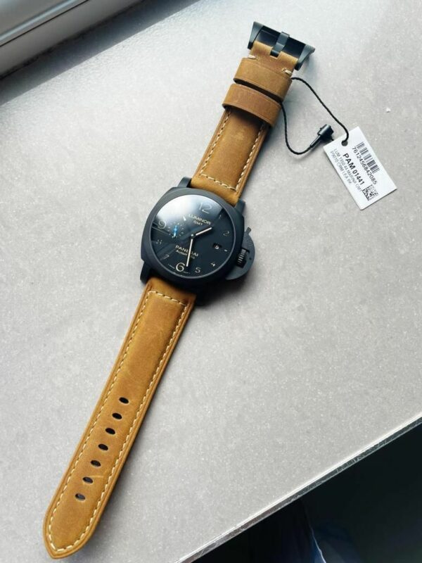 panerai luminor gmt pam1441 u vsf ceramic black dial p9011 watch 2876 aekjx