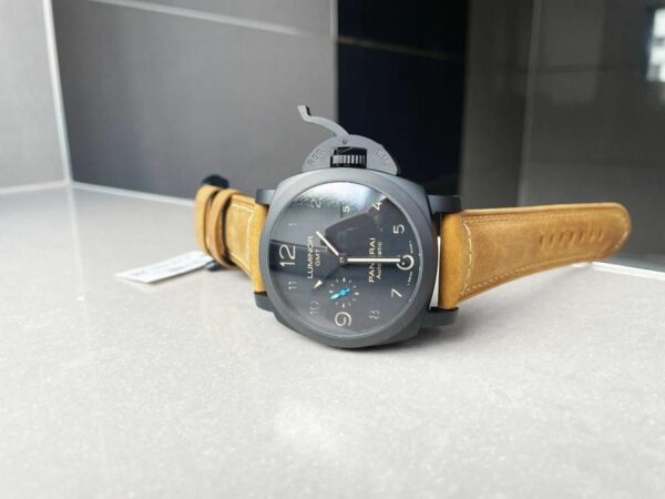 panerai luminor gmt pam1441 u vsf ceramic black dial p9011 watch 3071 eswj7