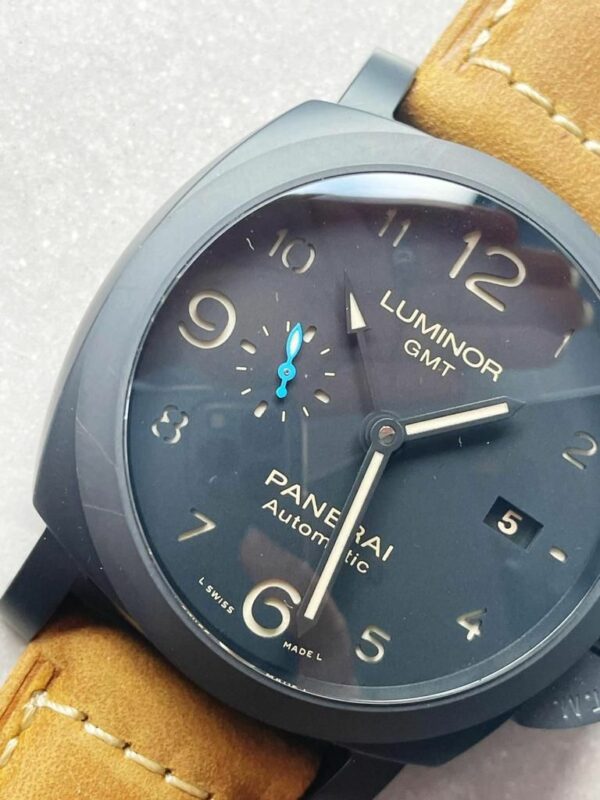 panerai luminor gmt pam1441 u vsf ceramic black dial p9011 watch 5249 miu94