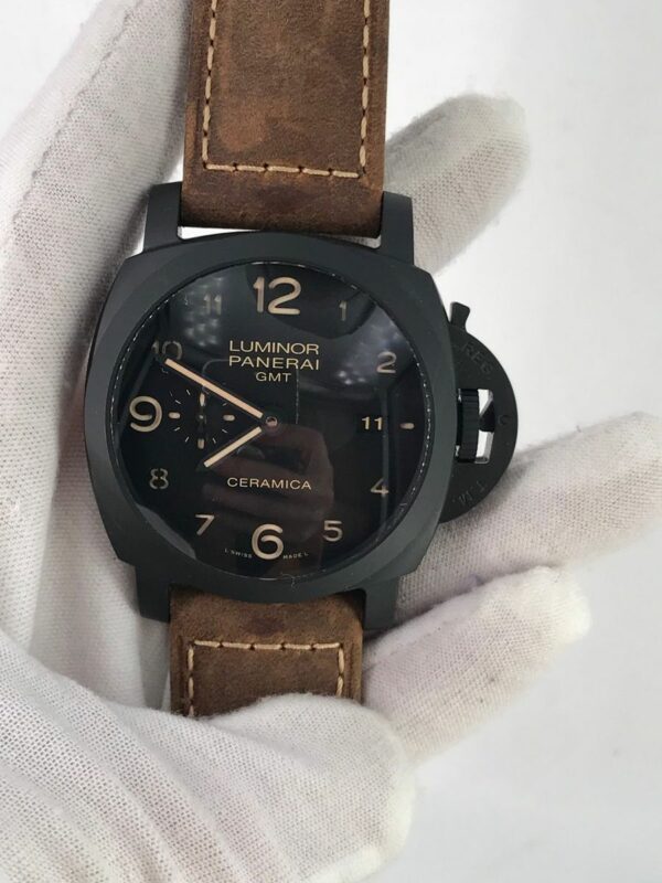 panerai luminor marina 1950 3 days pam386 vsf ceramic black dial p9000 watch 1353 m15bx
