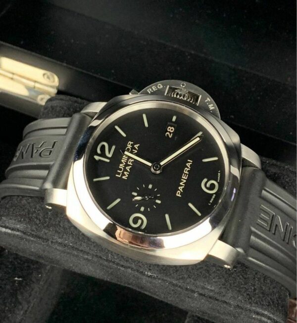 panerai luminor marina 1950 pam351 vsf ss black dial p9000 watch 5468 6uxea