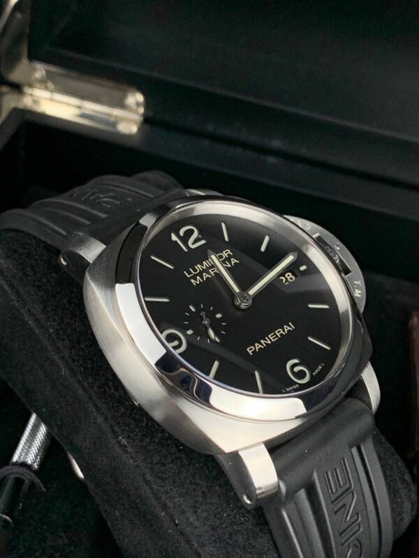 panerai luminor marina 1950 pam351 vsf ss black dial p9000 watch 6662 qgf9n