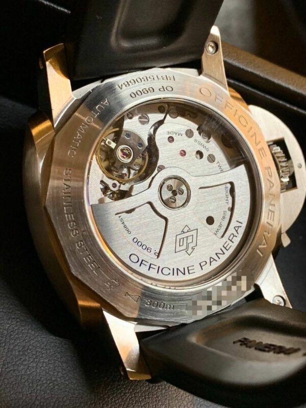panerai luminor marina 1950 pam351 vsf ss black dial p9000 watch 8136 g8erm