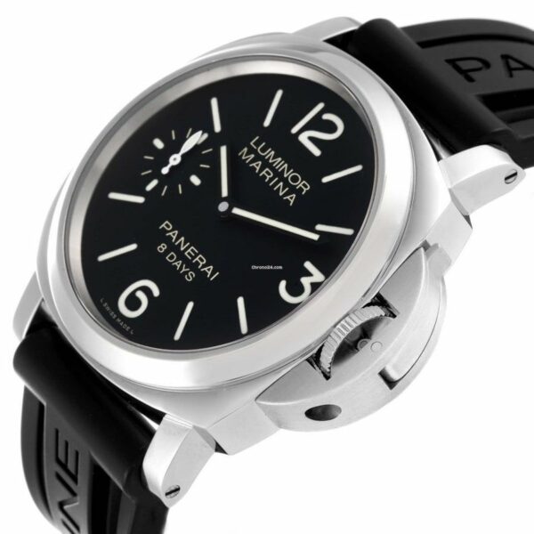panerai luminor marina 8 days pam 510 ss black dial p5000 300 watch 4419 d3tdh