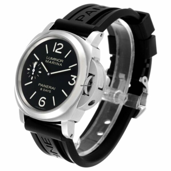 panerai luminor marina 8 days pam 510 ss black dial p5000 300 watch 5848 tst8i