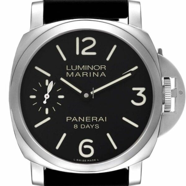 panerai luminor marina 8 days pam 510 ss black dial p5000 300 watch 9992 bal6x 1