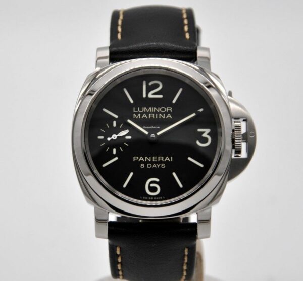 panerai luminor marina 8 days pam 510 zf ss black dial p5000 watch 3526 d3lnx