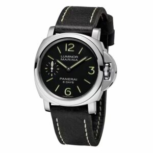 panerai luminor marina 8 days pam 510 zf ss black dial p5000 watch 5863 4xvme