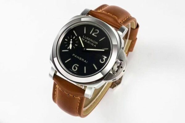 panerai luminor marina pam111 hwf ss black dial 6497 watch 8340 gowvz