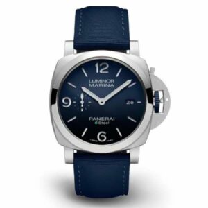 panerai luminor marina pam1157 w ttf ss blue dial blue nylon strap p9010 watch 9336 fajkv