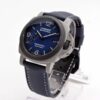 panerai luminor marina pam1663 vsf carbotech blue dial p9010 watch 5681 ghius