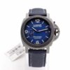 panerai luminor marina pam1663 vsf carbotech blue dial p9010 watch 6119 euym6