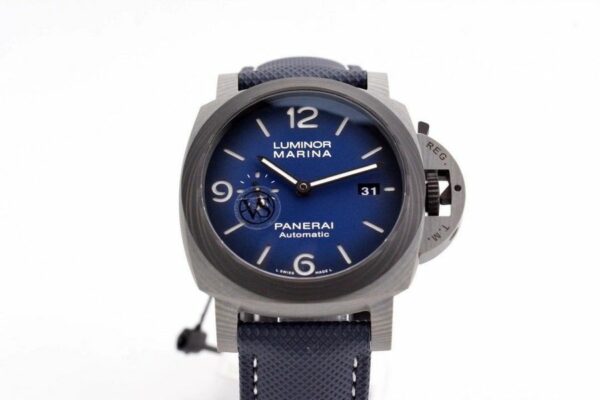 panerai luminor marina pam1663 vsf carbotech blue dial p9010 watch 7386 ojalk