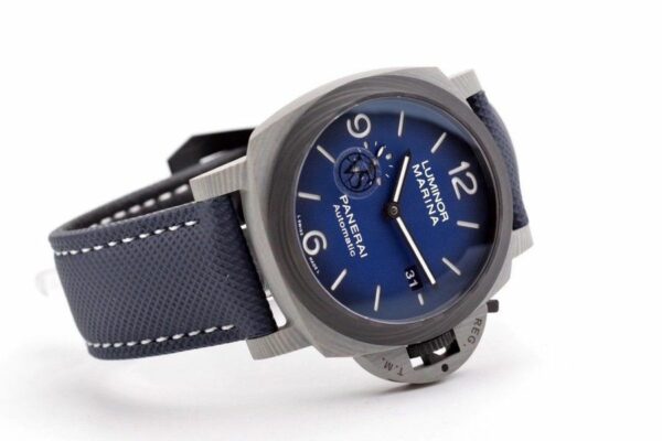 panerai luminor marina pam1663 vsf carbotech blue dial p9010 watch 7681 jqzhc