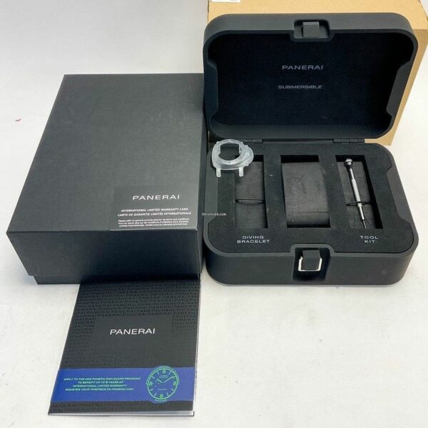 panerai luminor submersible 1950 3 days pam684 zf rose gold 26 ceramic black dial p9010 watch 1386 kobtn