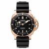 panerai luminor submersible 1950 3 days pam684 zf rose gold 26 ceramic black dial p9010 watch 1499 wnhqv