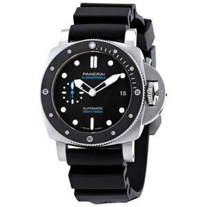 panerai luminor submersible 1950 amagnetic 3 days pam1389 zf titanium 26 black ceramic black dial p9010 watch 9112 w4tds