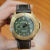 panerai luminor submersible 1950 bronzo pam382 vsf bronze green dial p9000 v2 watch 4112 xvhhs