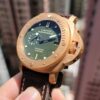 panerai luminor submersible 1950 bronzo pam382 vsf bronze green dial p9000 v2 watch 5705 ti2xi