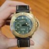 panerai luminor submersible 1950 bronzo pam382 vsf bronze green dial p9000 v2 watch 8065 c7uzs