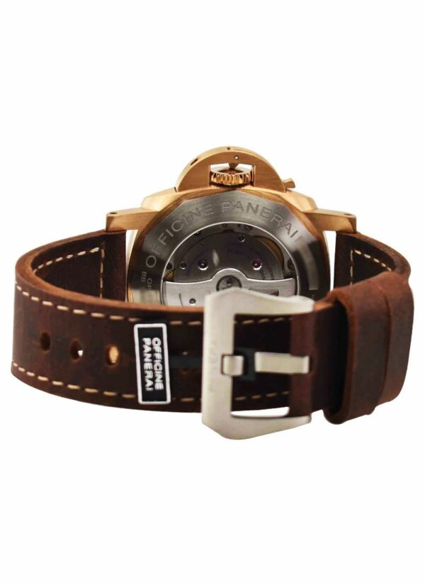 panerai luminor submersible 1950 bronzo pam968 vsf bronze brown dial p9010 v2 free strap watch 4096 jj3vj