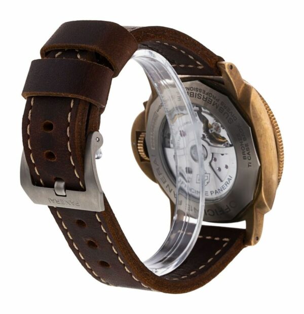 panerai luminor submersible 1950 v bronzo pam968 zf bronze brown dial p9010 watch 3859 vjb60