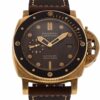 panerai luminor submersible 1950 v bronzo pam968 zf bronze brown dial p9010 watch 5218 ete4h